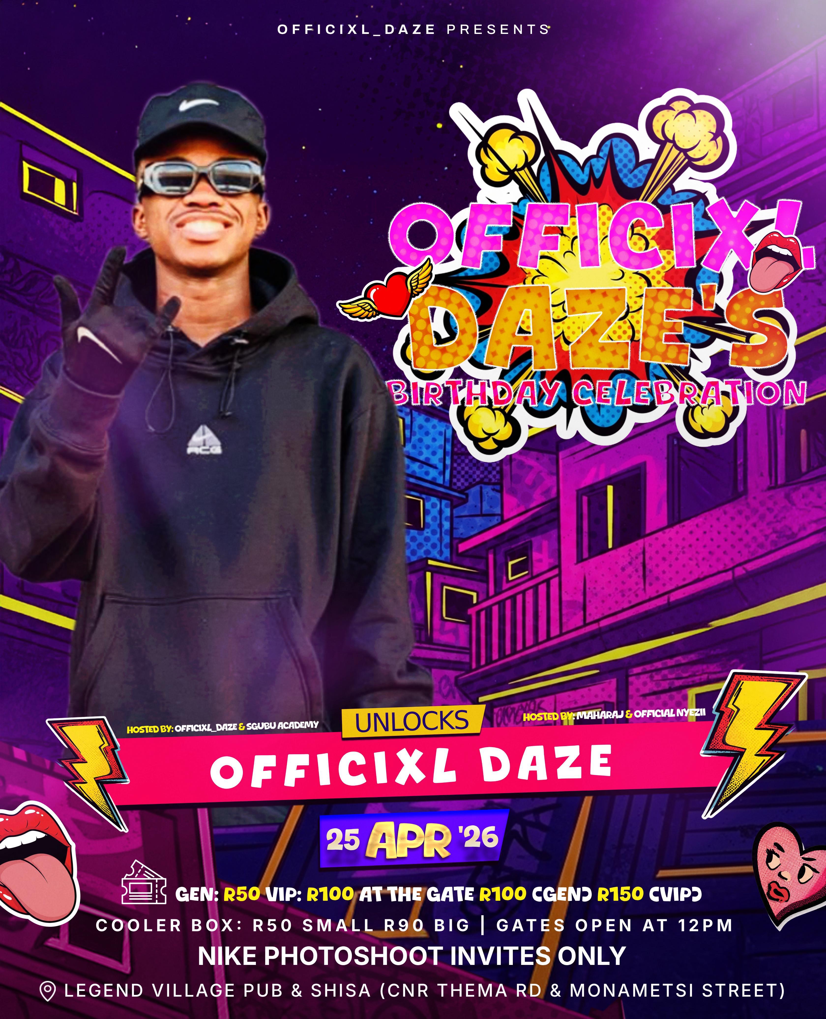 Officixl daze birthday celebration